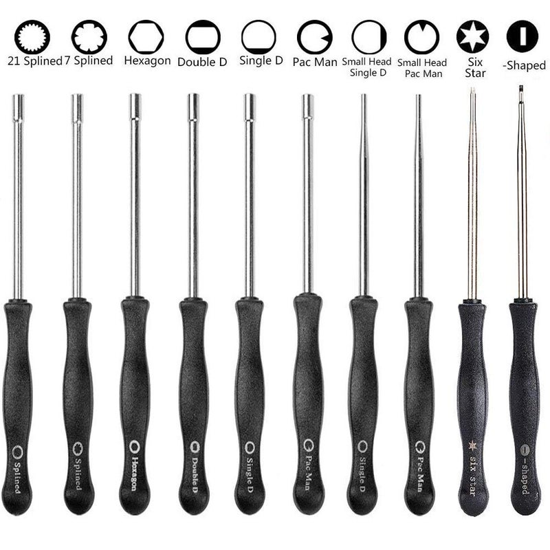 TOPEMAI 10 Pcs Carburetor Adjustment Tool Kit for Common 2 Cycle Small Engine, Carb Adjusting Tool, Carburetor Adjuster Tool for Echo Poulan Homelite String Trimmer - Image 3